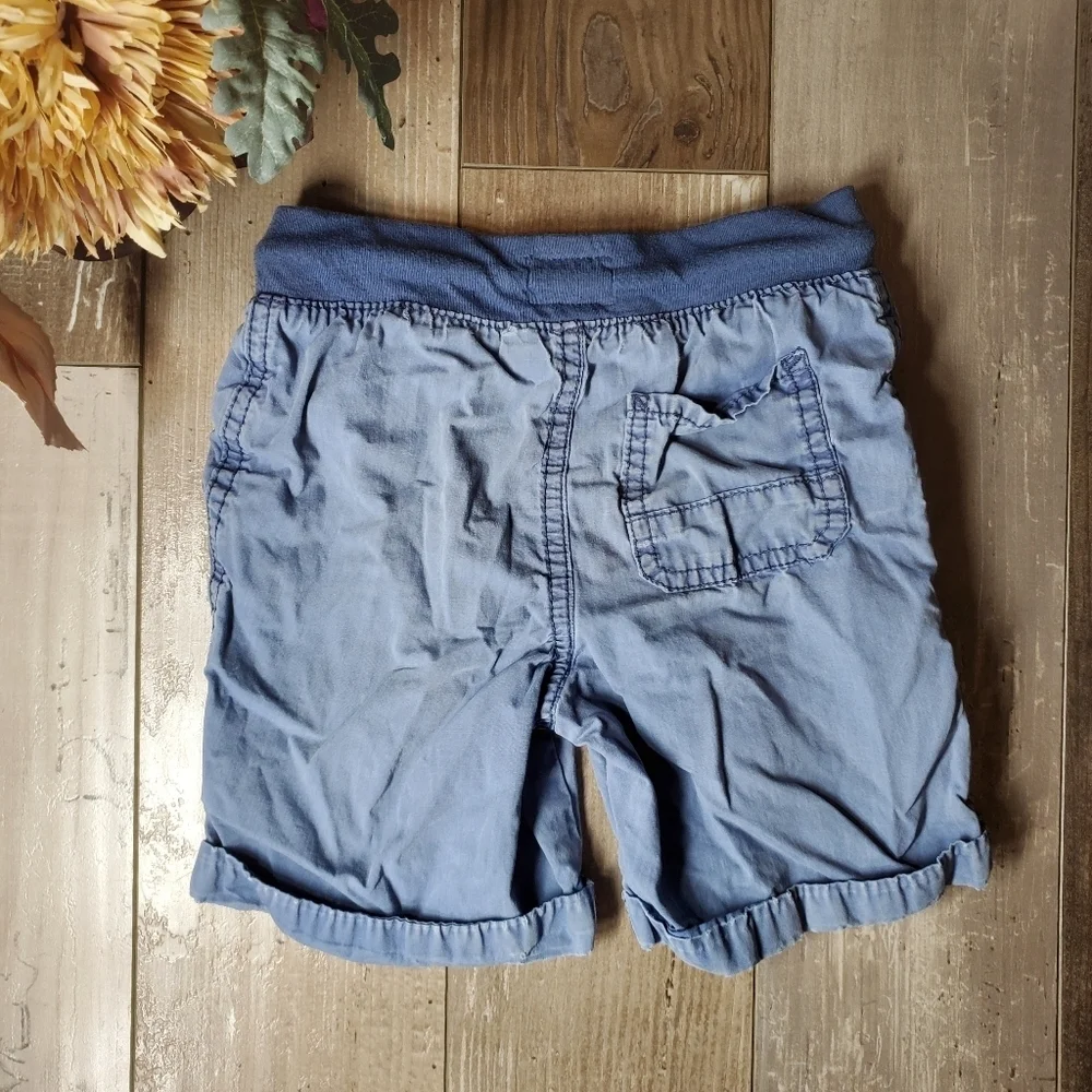 OSHKOSH B'GOSH Boys' Pull-on Shorts Blue Size 3T Toddler Boy EUC